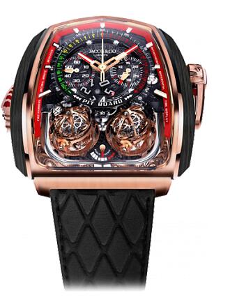 (image for) Jacob & Co. Grand Complication Masterpieces Twin Turbo Furious TT200.40.NS.NK.A Replica watch